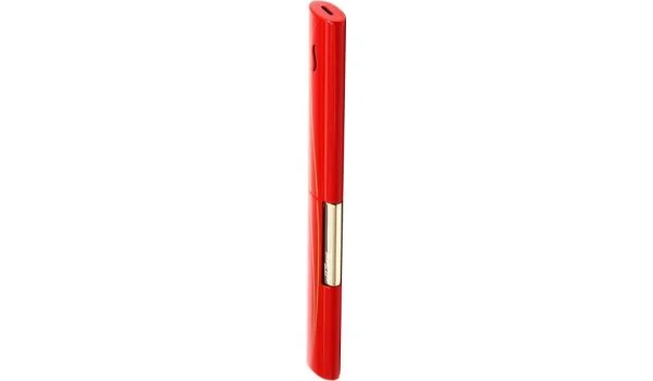 S.T. Dupont BQ The Wand Jet Lighter waves vermelho/dourado