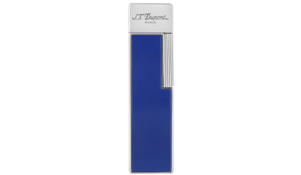 Isqueiro S.T. Dupont Twiggy Azul Lacado Cromado 030005